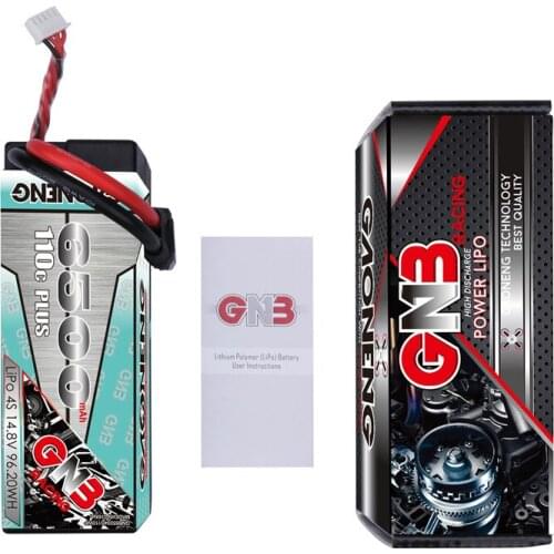 GAONENG GNB 14.8V 6500mAh 4S 110C Hardcase LiPo Battery XT90/XT60/T/EC5/ XT150 Plug voor 1:8 1/8 RC Auto vier drive off-road RC