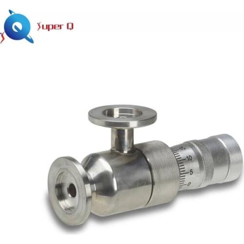 KF16 Male Pipe Adaptor High Vacuum Trim Needle Valve