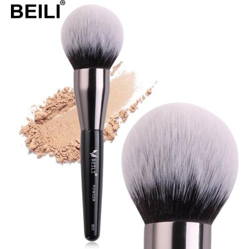 BEILI Makeup Brushes Soft Loose Powder Foundation 1 piece Synthetic hair Blending Big Brush For Face Makeup Beauty Tools
