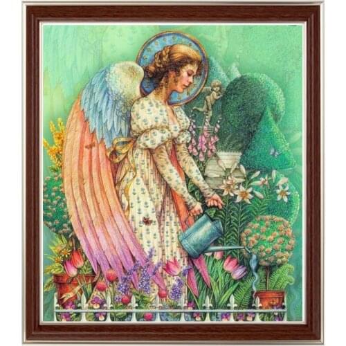 Golden Panno,Needlework,Embroidery,DIY Portrait Painting,Cross stitch,kits,14ct angle home Cross-stitch,Sets For Embroidery811