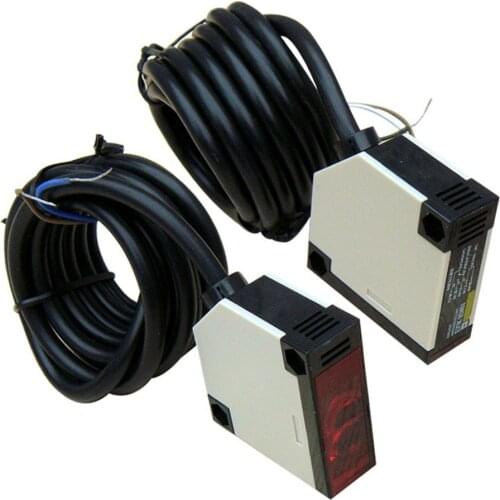 A Set E3JK-5DM1 E3JK-5L DC12-24V/AC90-250V Photoelectric Sensor Switch infrared Photocell switch Detective Distance 5m