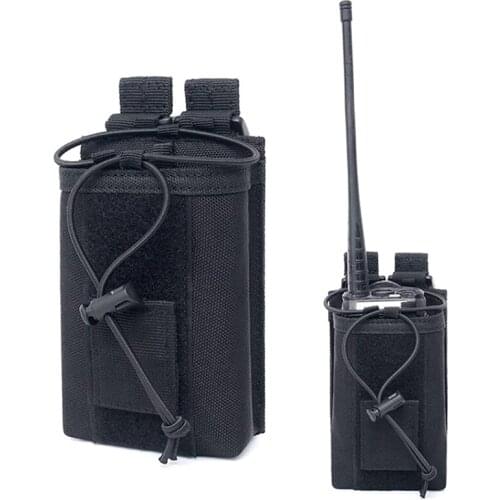 Hunting Molle Radio Holder Walkie Talkie Pouch Case for Duty Belt Radio Holster Tactical Military Intercom Tool Bag
