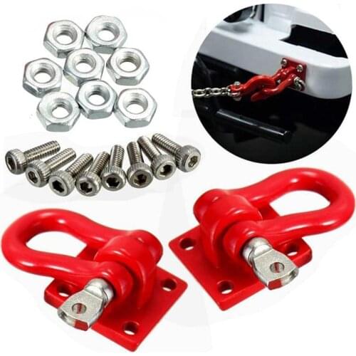 A Pair 1/10 Scale Trailer Buckles Hooks Accessory for RC Truck Crawler Climber