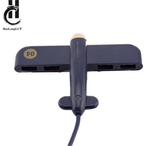Multi Color Novel Deign Airplane Model USB Splitter 4 Ports USB 2.0 Hub Airliner Hub Adapter For PC Laptop Computer Nice Gift