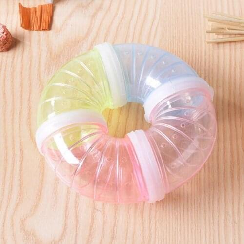 1 Set Hamster Tunnel Detachable Space-saving Plastic Mouse Playground Tunnel Exercise Toy for Guinea Pigs