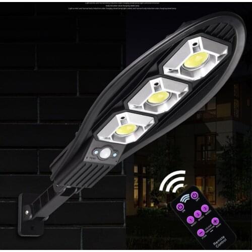 Remote PIR 3 Modes Solar Light Outdoor Graden Lamp Outdoor Lighting Street Garen Solar Lamp Wall Lights White Light