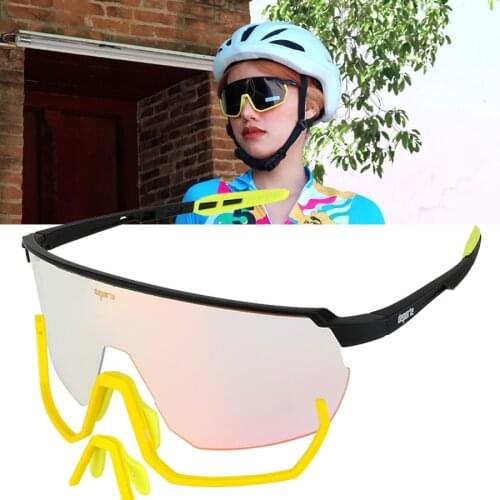 4 Lens UV400 Cycling Sunglasses TR90 Mens Sports Bicycle Glasses MTB Mountain Bike Fishing Hiking Riding Eyewear Parts