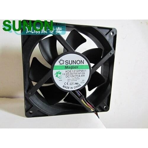 Original For Sunon KDE1212PMV1 12cm 12V 8.4W chassis cooling fan For OPTIPLEX 745/755/760 YK550
