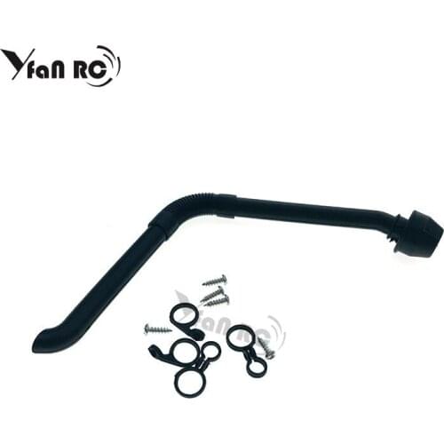 ABS plastic exhaust pipe snorkeling wading pipe For 1/10 RC Craw Traxxas TRX4 Defender D110 D90 Body Car Shell Accessories W09