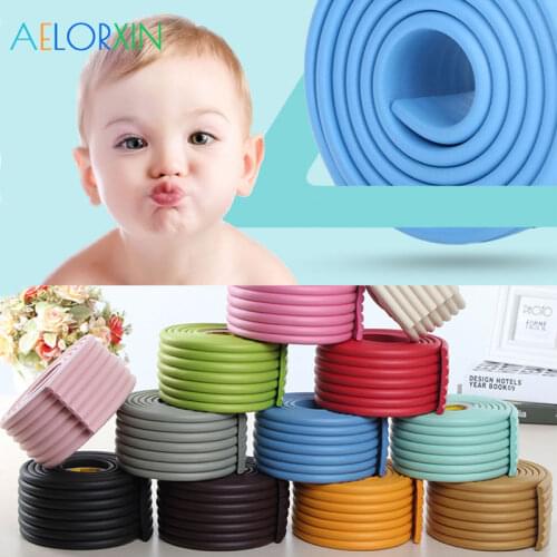 2M Multi-purpose Use W-shaped Child Anti-collision Strip Child Safety Protection Thickened Table Corner Pad