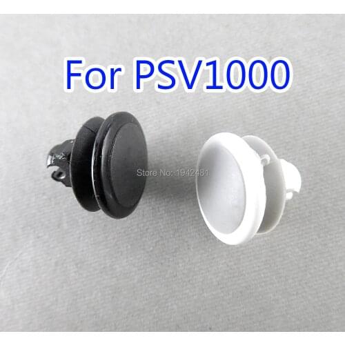 2pcs white black 3D Analog Joystick cap For PSV1000 Button Joystick Rocker cap For Psvita 1000 PSV 1000