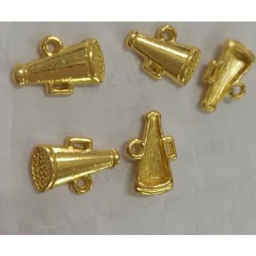 20pcs GOLD tone LOUNDSPEAKER design charms H0008