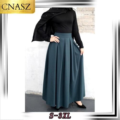 2020 New Fashion Dubai Arabic Muslim Skirt Middle East For Women Skirts Turkish Islamic Clothing Moroccan Elegant Clothing