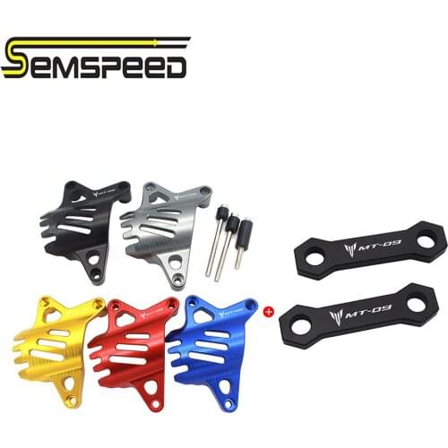 30mm Lowering Seat Suspension Water-pump Protective Cover Sets with Logo Fit For Yamaha MT09 TRACER FZ-09 XSR900 FJ-09 2014-2020