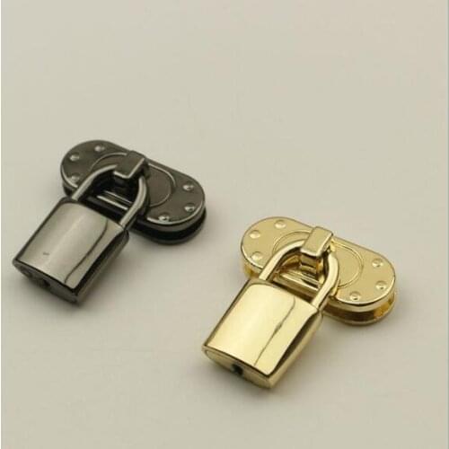 50 pieces/lot) DIY Luggage Handbag Decoration Faux Lock Buckle Hardware Accessories