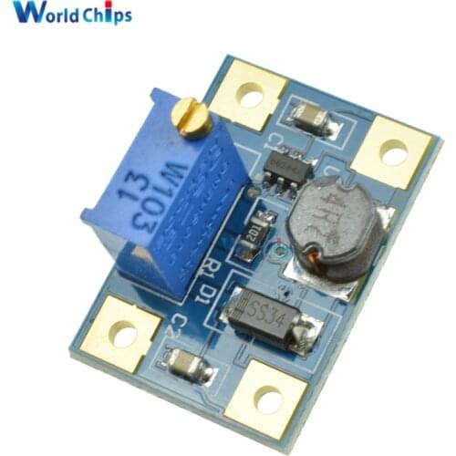 Automatic Protection!5Pcs Max 2A Step Up Boost Power Module SX1308 Adjustable DC-DC 2-24V To 2-28V Step-up Converter For Arduino