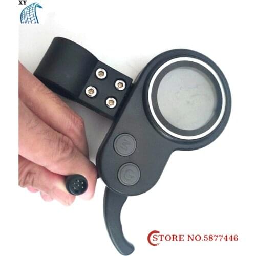 XY Electric Scooter Controller 36V 48v J&P Brushless DC Controller Without Hall Motor Controller 6-Hole LCD Meter