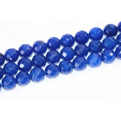 Fashion Lapis lazuli 4mm 6mm 8mm 10mm 12mm new faceted round loose beads diy elegant jewelry B11