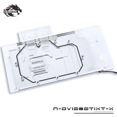 BYKSKI Water Block use for GIGABYTE AORUS GTX 1080Ti Xtreme Edition/GV-N108TAORUS-11GD/Full Cover Graphics Card Copper Radiator