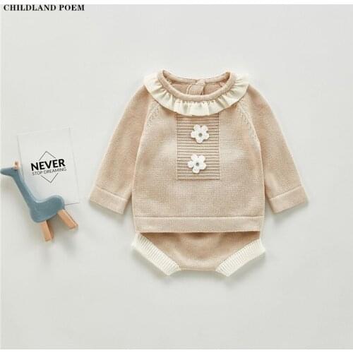 CHILDLAND POEM Clothing Sets For Newborns