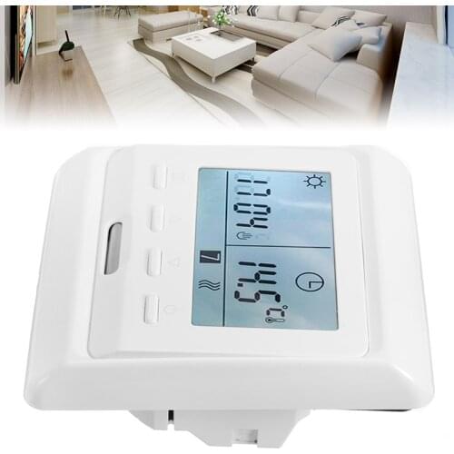 1Pc LCD Display Digital Underfloor Heating Thermostat Digital Floor Thermostat Electric Underfloor Heating Room Thermostat