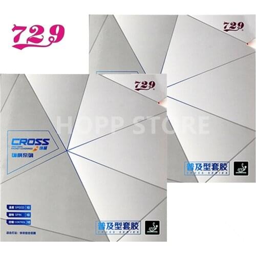 Friendship 729 CROSS Classic Table Tennis Rubber Pips-In Original 729 Ping Pong Sponge