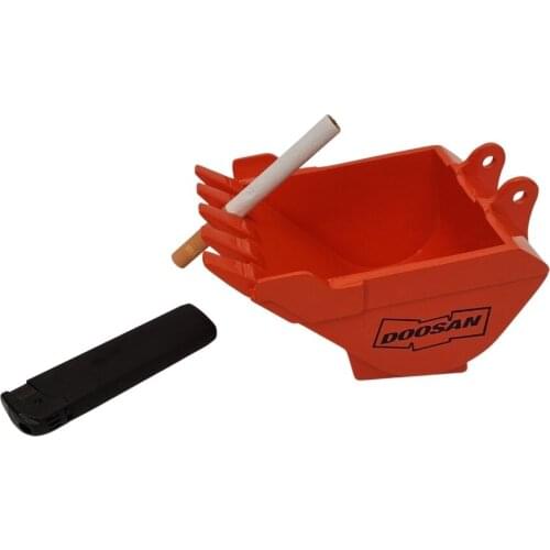 Excavator Creative Ashtrays Cigar Contracted Souvenir Gift CAT CATERPILLAR KOBECLO DOOSAN KOMATSU HITACHI HYUNDAI Bucket Model