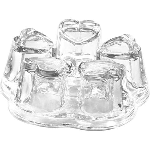 Creative Glass Tea Pot Warmers Heaters Foundation For Teapots Work Clear