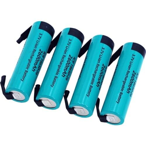 2021 VariCore ICR18650-26 2600mAh Li-ion battery 3.7V 18650 Rechargeable batteries +DIY Nickel sheets