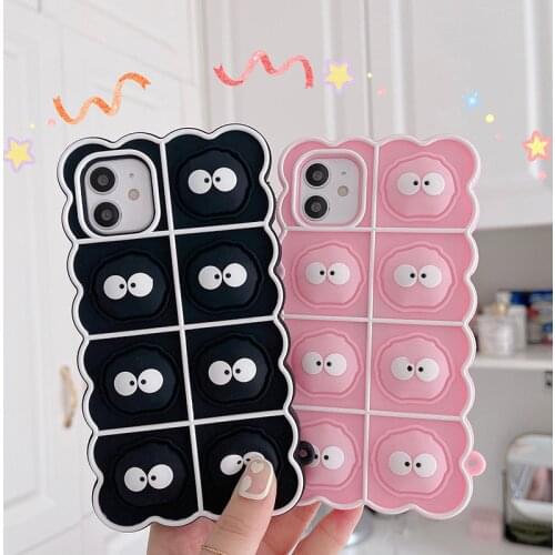 Cute Cartoon Eggette Case for iPhone 12 11 Pro X XR XS Max 6 6s 7 8 Plus SE 2020 mini Soft Silicone Cover
