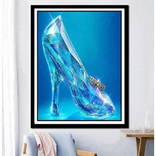 Cartoon Animation DIY Round Diamond Full Diamond Diamond Painting Crystal Shoes Point Diamond Cross Stitch Diamond Embroidery