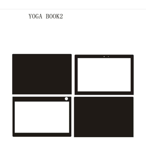 Carbon fiber Laptop Sticker Skin Decal Cover for Lenovo Yoga BOOK2 10.8"