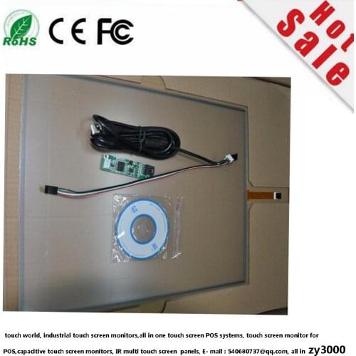 New 14.1 inch 319*203 usb resistive Touch Screen Panel 5 pcs /lot