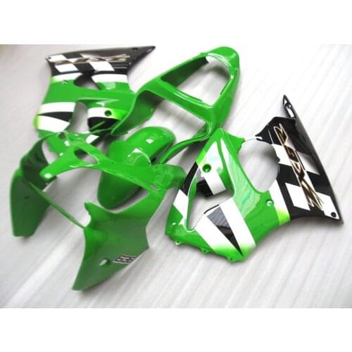 Lime green body kits for Kawasaki ZX6R fairing 2000 2001 2002 00 01 02 Ninja ZX 6R 636 Fairings ZX636 G7N3