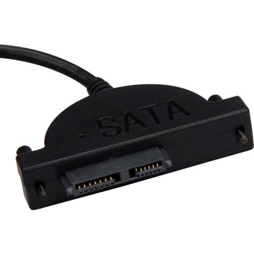 Notebook optical drive 7+6 pin SATA to USB easy drive cable External adapter cable USB external serial port conversionw1111