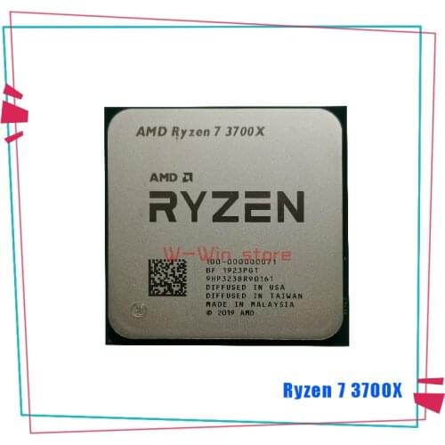 AMD Ryzen 7 3700X R7 3700X 3.6 GHz 7NM L3=32M 100-000000071 Eight-Core Sinteen-Thread CPU Processor Socket AM4