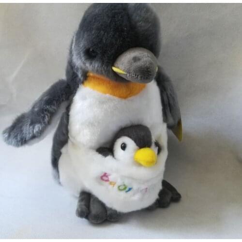 Dark gray penguin about 28cm plush toy baby house penguin soft doll throw pillow toy birthday gift w1409