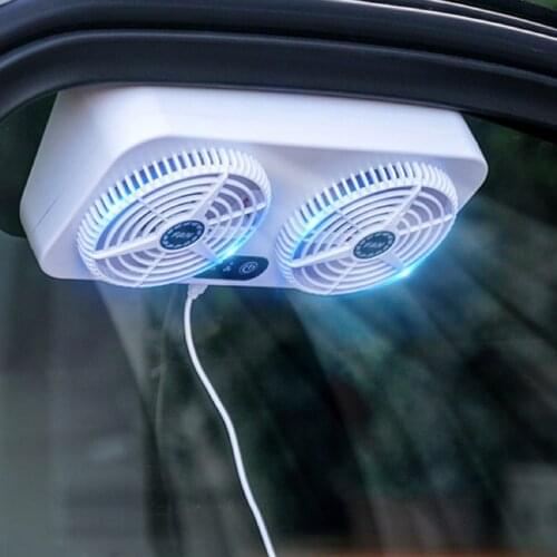 Car Exhaust Fan Vehicle Air Circulation Fan Vehicle Cooling Tool Car Exhaust Fan USB Charging Fan Exhaust Fan Car Ventilation