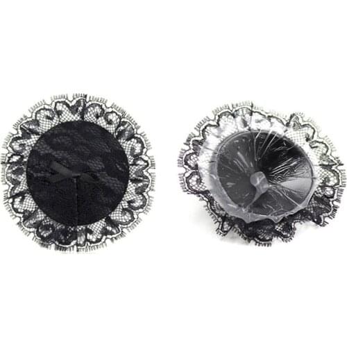 Women Sexy Reusable Nipple Cover Lace Round Exotic Pasties Nipper Covers Breast Stickers Pads