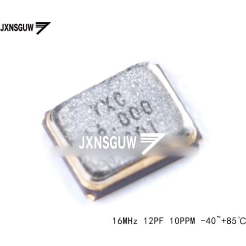 10PCS SMD passive crystal oscillator/YSX211SL 16MHz 12PF 10PPM X201616MOB4SI/2016_4P