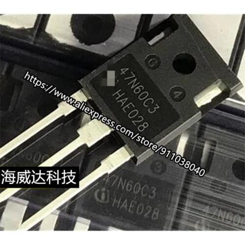 10Pcs SPW47N60C3 TO247 SPW47N60 TO-247 47N60 47N60C3 5pcs/lot