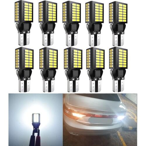 10pcs T16 T15 921 W16W LED Canbus Car Backup Reverse Lights for Mercedes Benz W211 E Class Led W204 W210 AMG SLK W202 W205 W203
