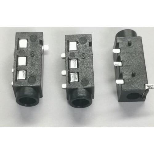 100PCS/Lot PJ-320D 3.5mm SMD Audio socket/Jack connector 4Pin For headphone/MP3