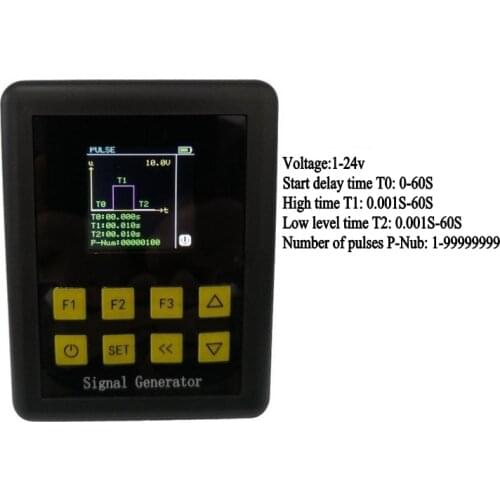 2-10V 4-20mA Signal Generator Adjustable PWM Pulse Sine Wave Current Voltage Analog Simulator Sources built-in battery