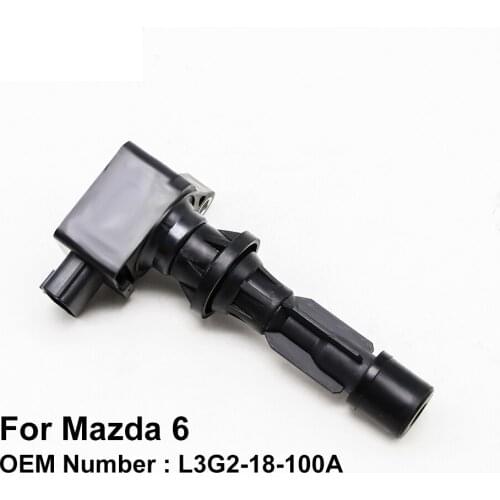 COWTOTAL Ignition Coil for Mazda 6 / MPS Engine Code LF L5-VE L3C1 2.0L 2.5L 3.0L OEM L3G2-18-100A ( Pack of 4 )