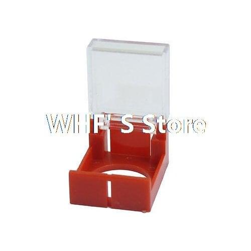 Red 16mm Plastic Protective Guard for Round Push Button Switch