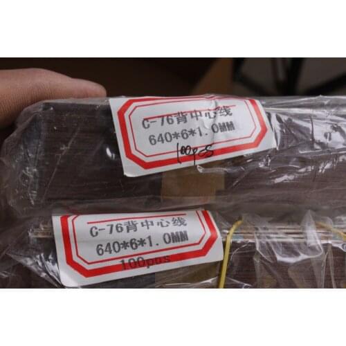 LUTHIER PURFLING 67# 40 strip LUTHIER PURFLING BINDING MARQUETRY INLAY New Guitar Parts Size : 640 x 6 x 1.0mmmm