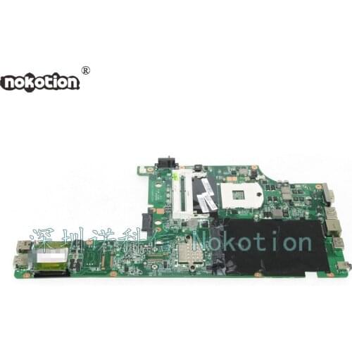 NOKOTION Fru 04w3600 Laptop Motherboard for Lenovo Thinkpad Edge E40 14 HM55 DDR3 Mainboard works