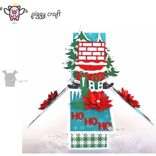 Piggy Craft metal cutting dies cut die mold Funny santa decoration Scrapbook paper craft knife mould blade punch stencils dies