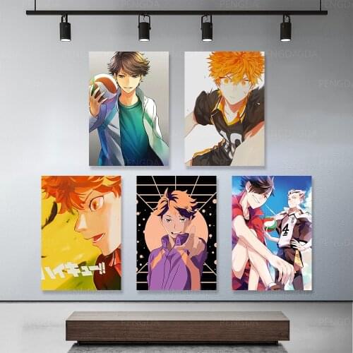 Modular Modern Anime Character Canvas Painting Haikyuu Prints Frame Home Decoration Wall Artwork For Living Room Poster Pictures